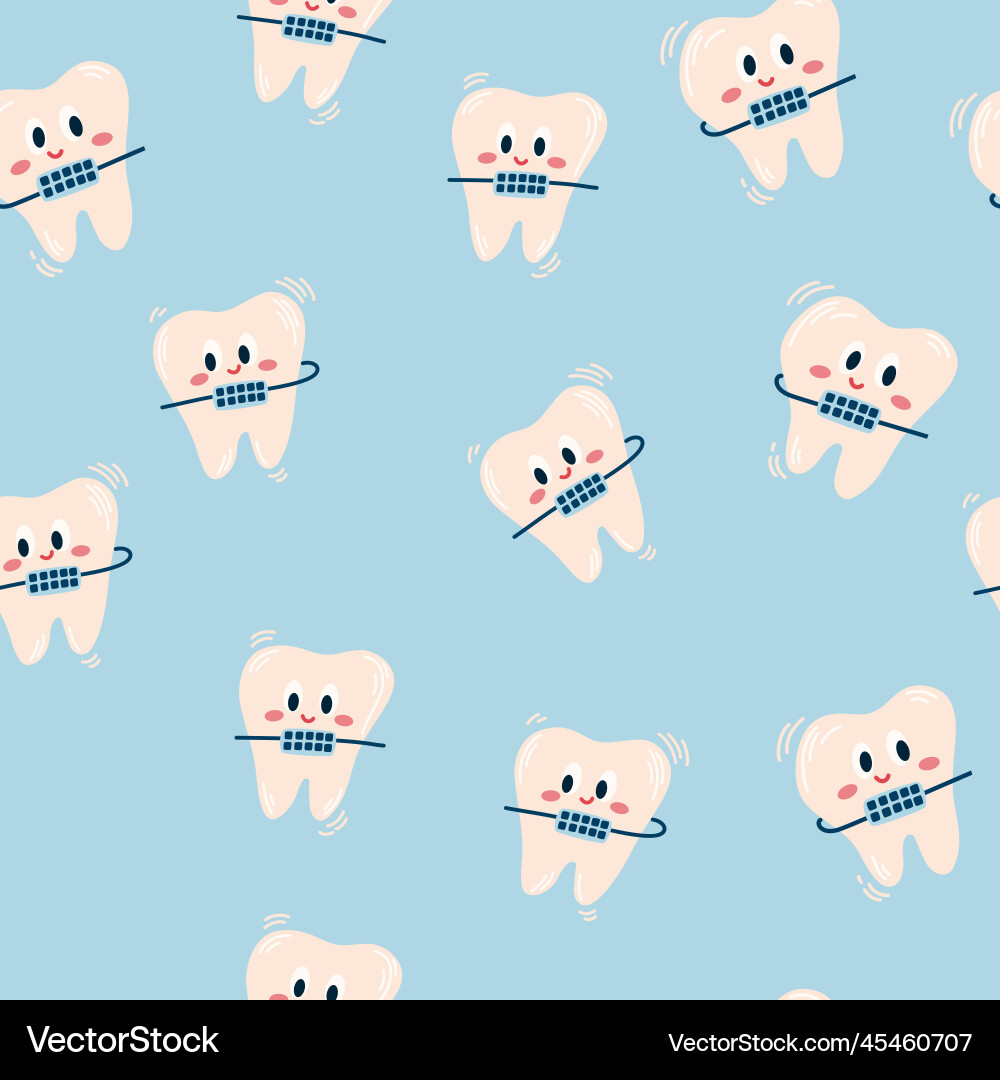 0064 braces pattern 0064 braces pattern vector image