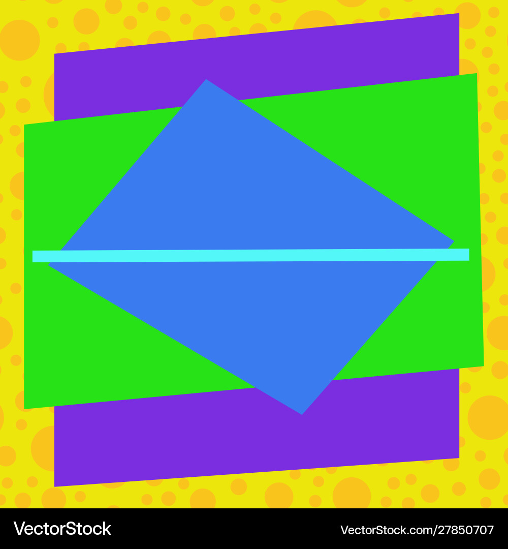 Asymmetrical unequal shaped form format Vector Image
