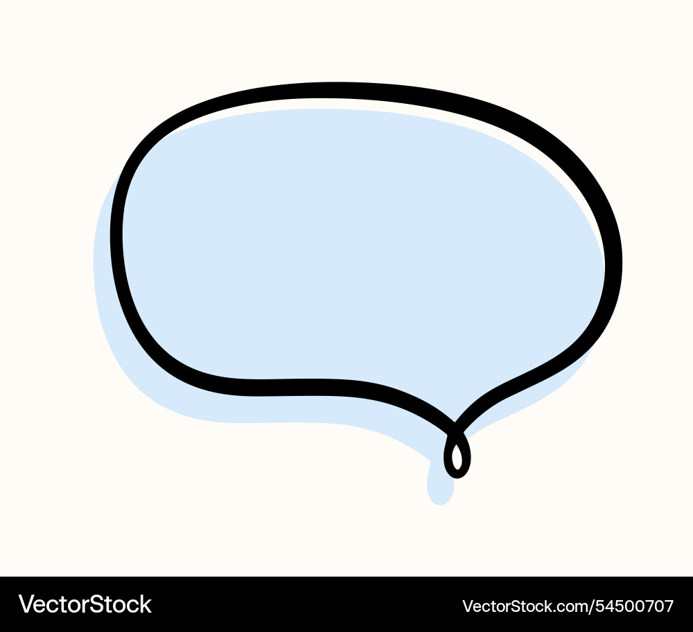 Chat speech bubble message text cloud shape Chat speech bubble message text cloud shape vector image