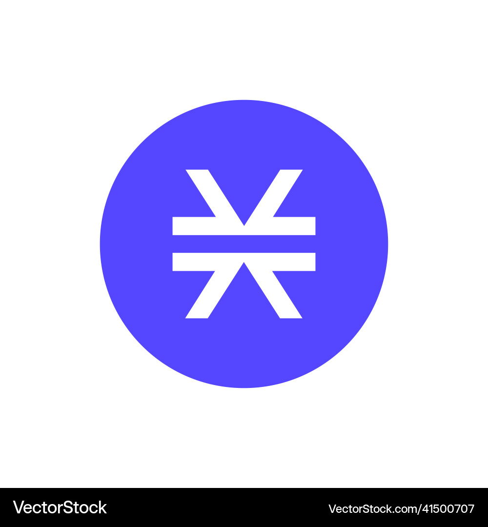 Stacks STX Cryptocurrency Icon – Royalty-Free Vector | VectorStock