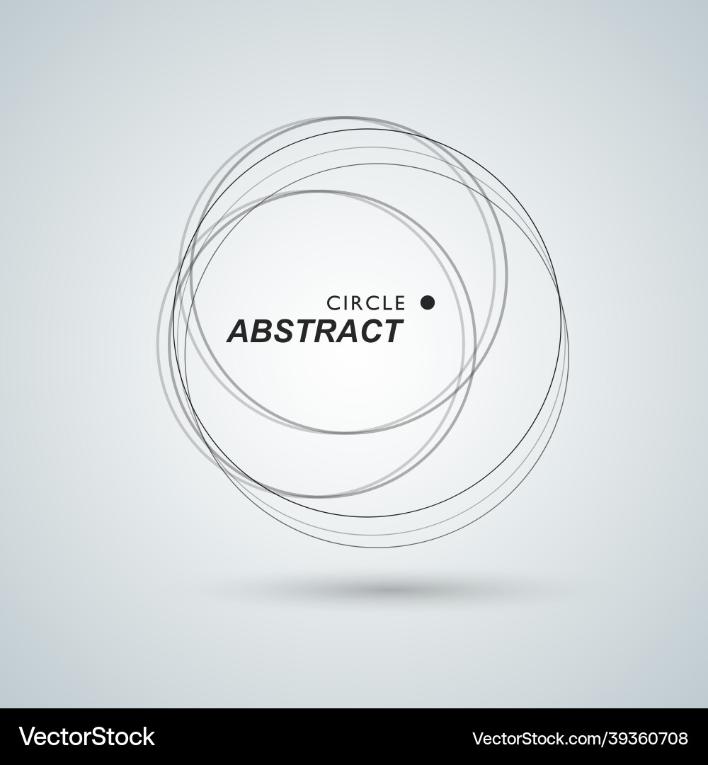 Abstract background with overlapping circles Abstract background with overlapping circles vector image