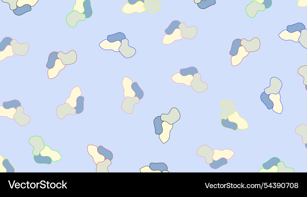 Abstract fluid shape colorful on background Abstract fluid shape colorful on background vector image