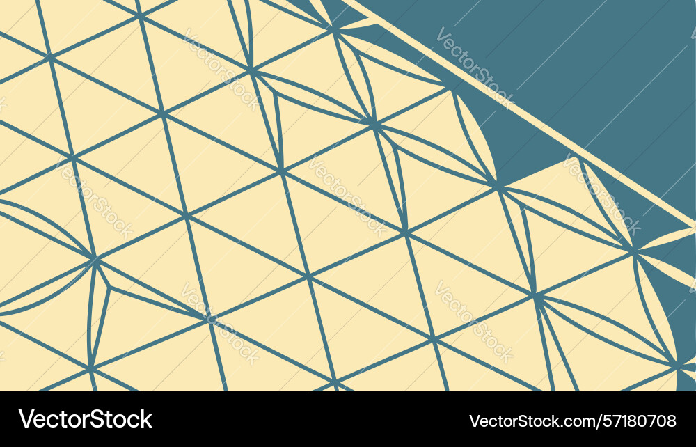Abstract geometric pattern background in warm vector image