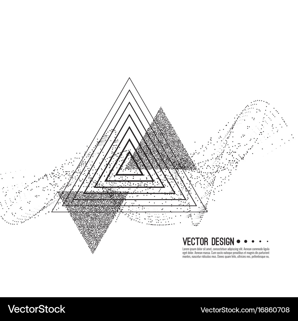 Abstract techno background vector image