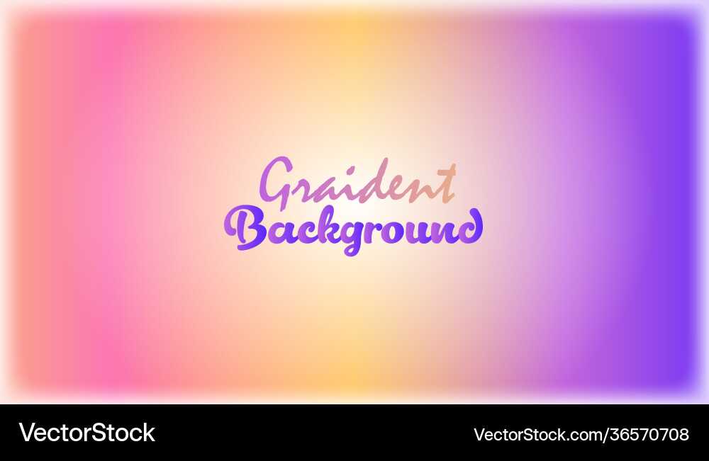 Colorful gradient background image Vector Image