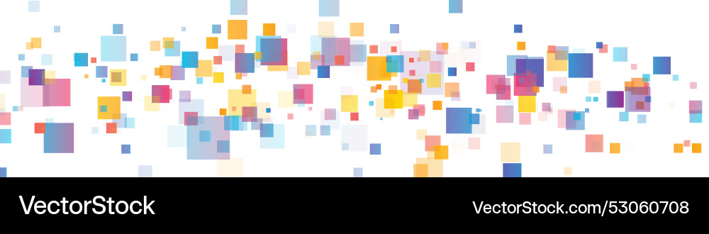 Colorful small squares geometric tech abstract Colorful small squares geometric tech abstract vector image