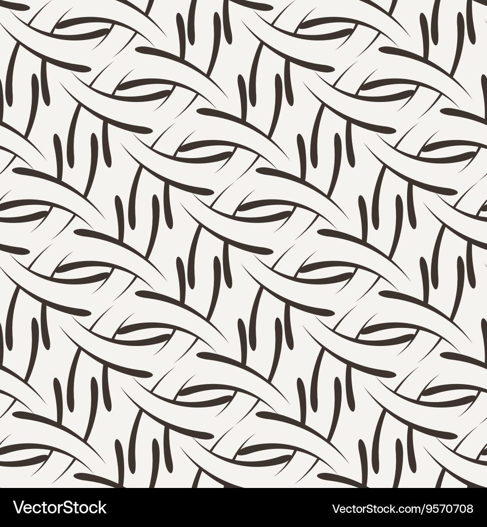 Seamless pattern of the elements curved vector image