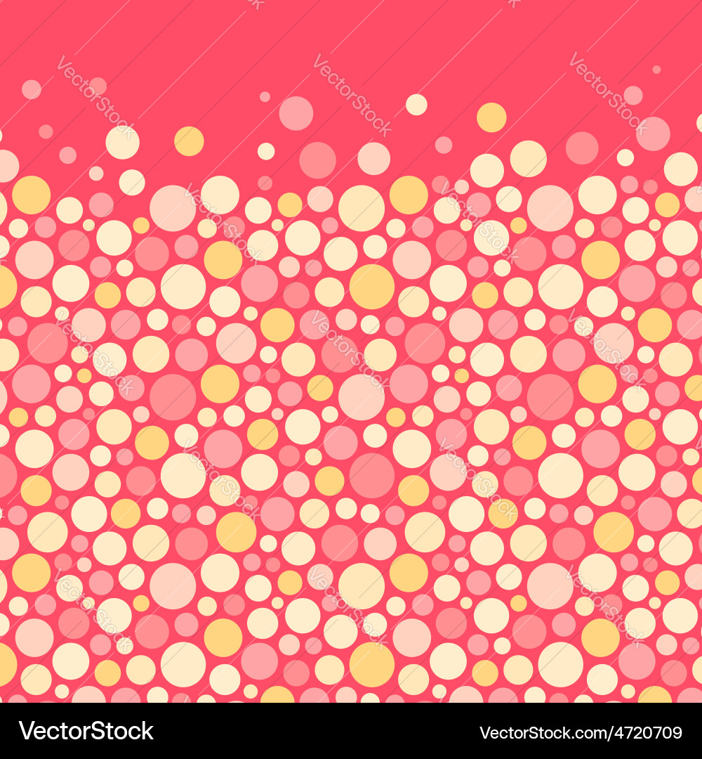 Abstract background with color circles vector image