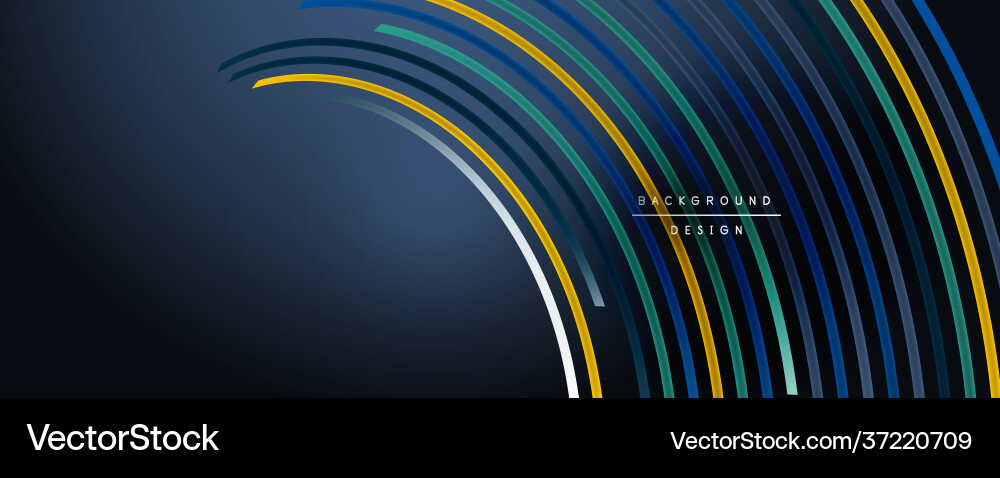 Abstract Lines Background - Dynamic Color vector image
