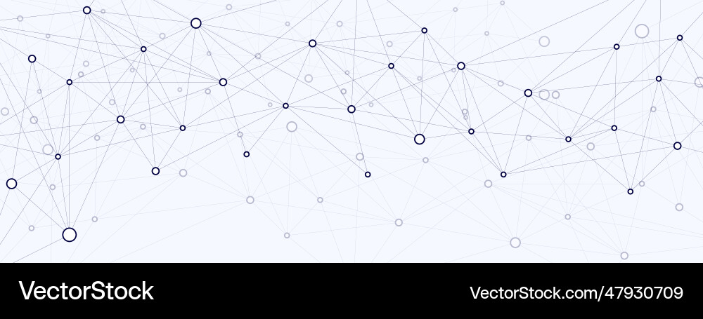 Connecting lines and dots background design Connecting lines and dots background design vector image