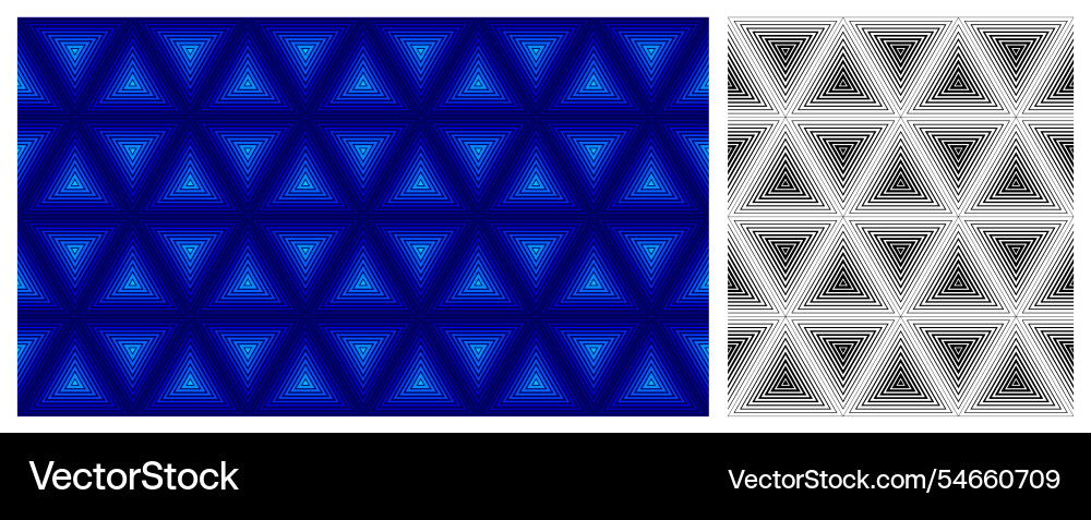 Geometric Triangle Pattern vector image
