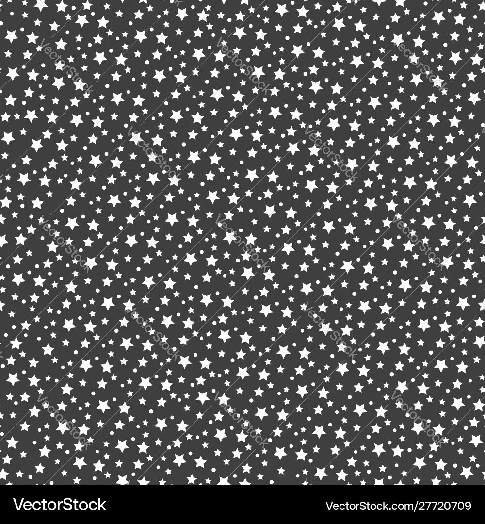 Seamless pattern starry sky in on dark background Seamless pattern starry sky in on dark background vector image