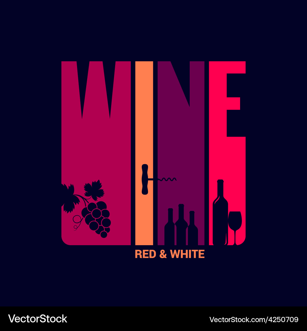 Wine label design background Royalty Free Vector Image