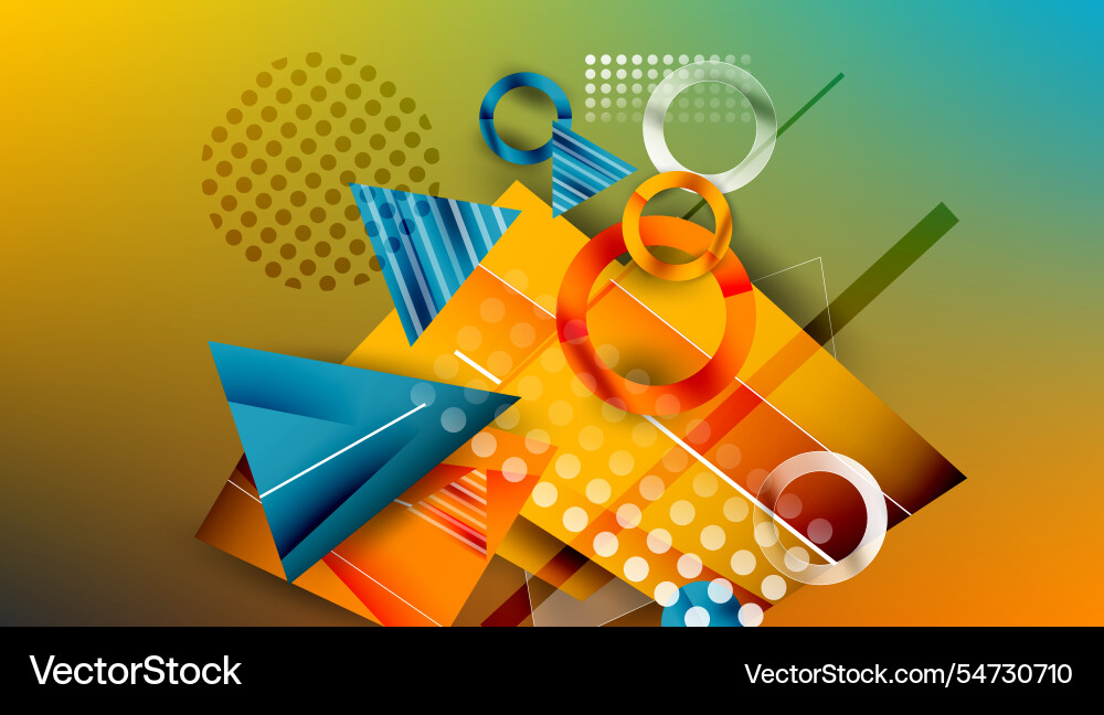 Abstract background geometric design with colorful Abstract background geometric design with colorful vector image
