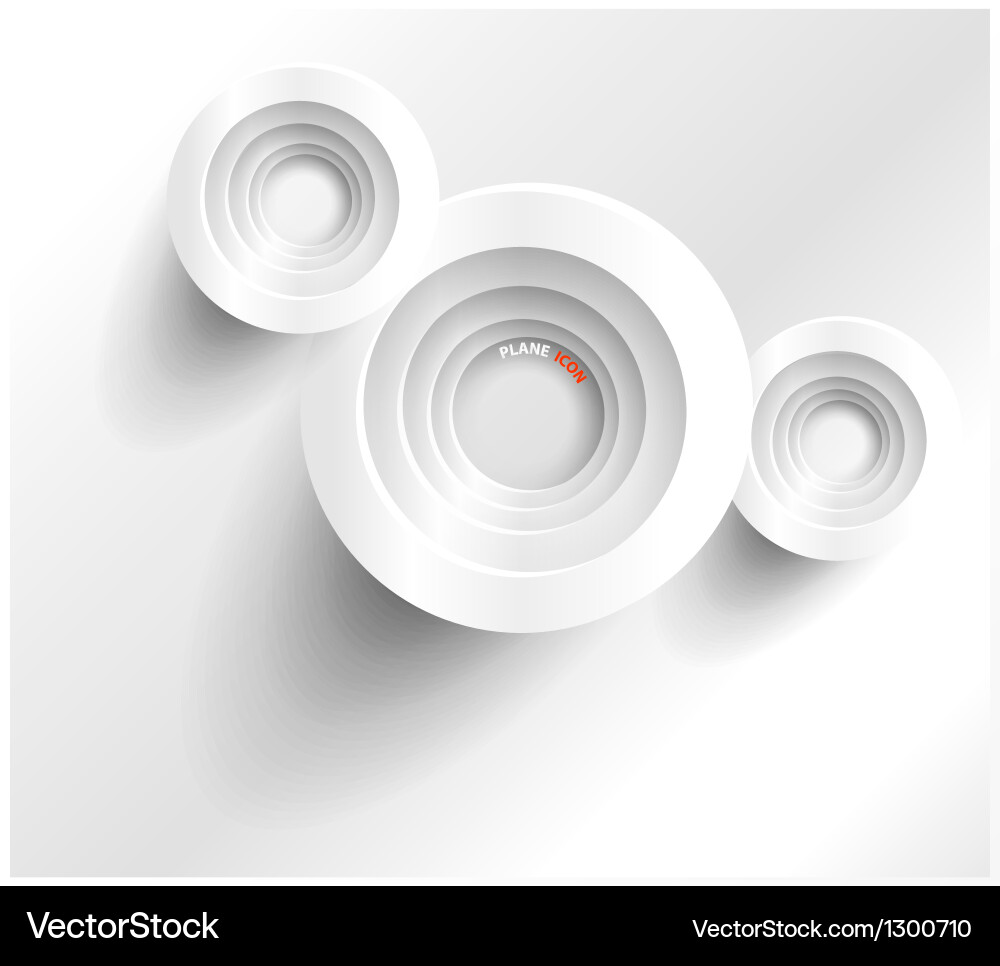 Abstract web design bubble vector image
