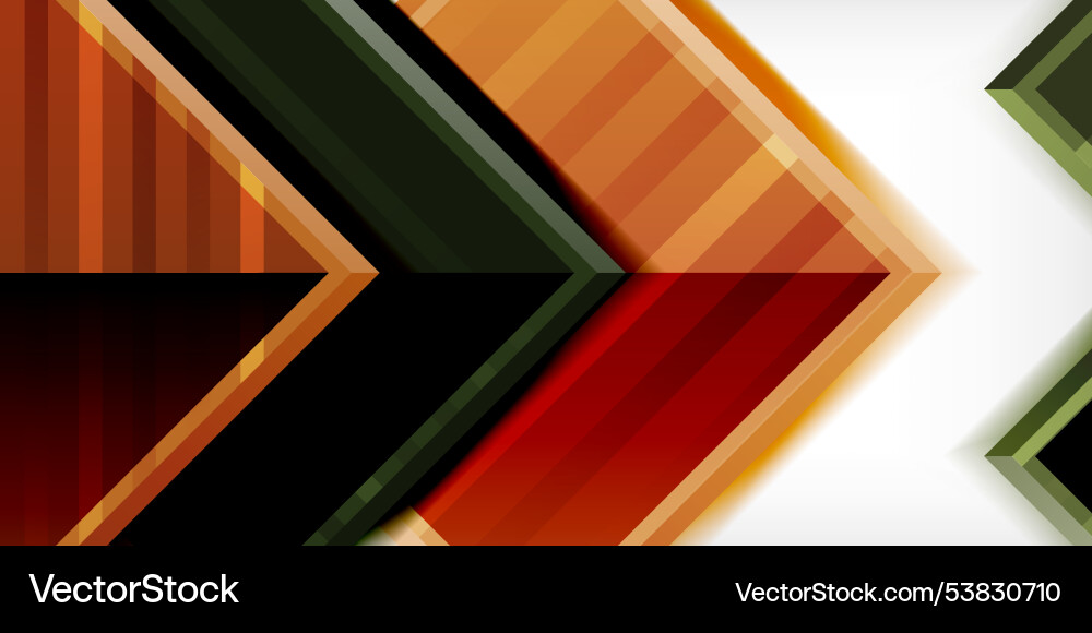 Arrow symbols created with 3d effects and line Arrow symbols created with 3d effects and line vector image