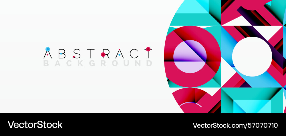 Geometric shapes overlap creating vibrant Geometric shapes overlap creating vibrant vector image
