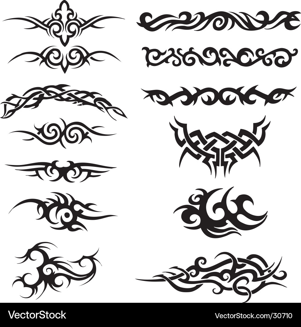 Intricate Tribal Patterns vector image
