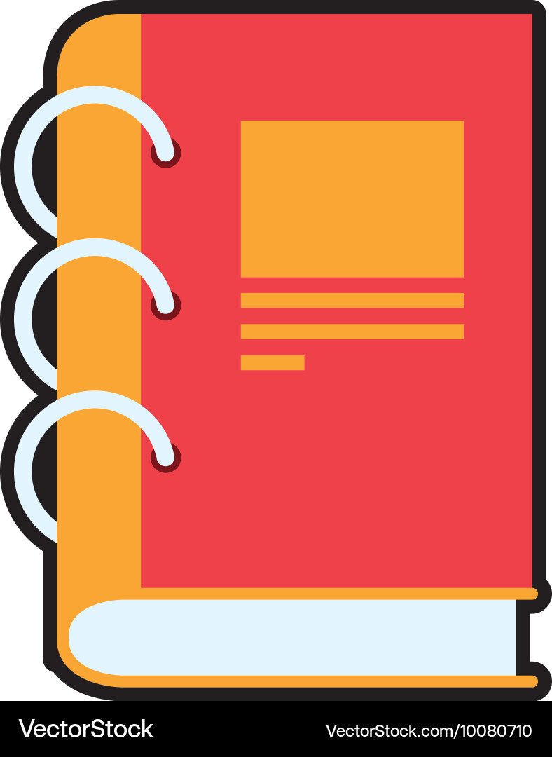 Notebook icon class design graphic vector image