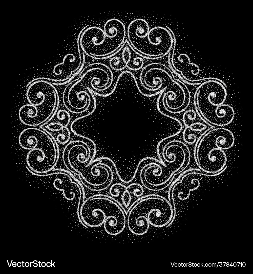 Retro shiny frame or border Retro shiny frame or border vector image
