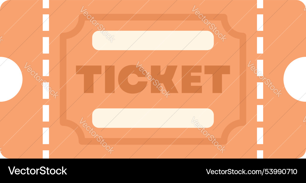 Retro ticket admitting access to an event Retro ticket admitting access to an event Vector Image
