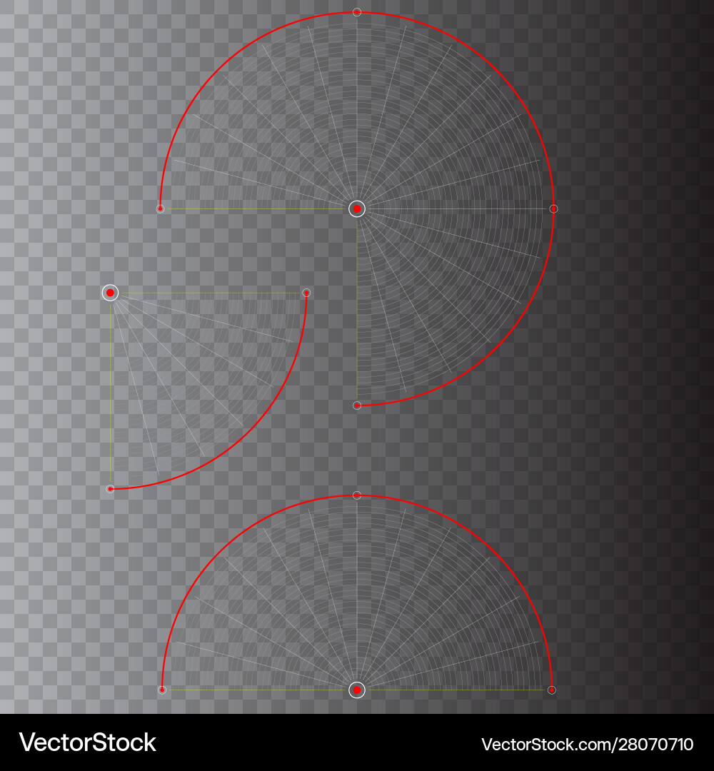 Sensor waves signal or scanner laser vector image