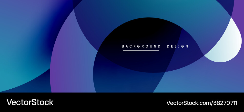 Abstract overlapping lines and circles geometric Vector Image