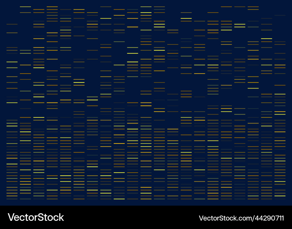 Big genomic data visualization Big genomic data visualization vector image
