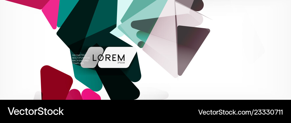 Mosaic triangular low poly style abstract Mosaic triangular low poly style abstract vector image