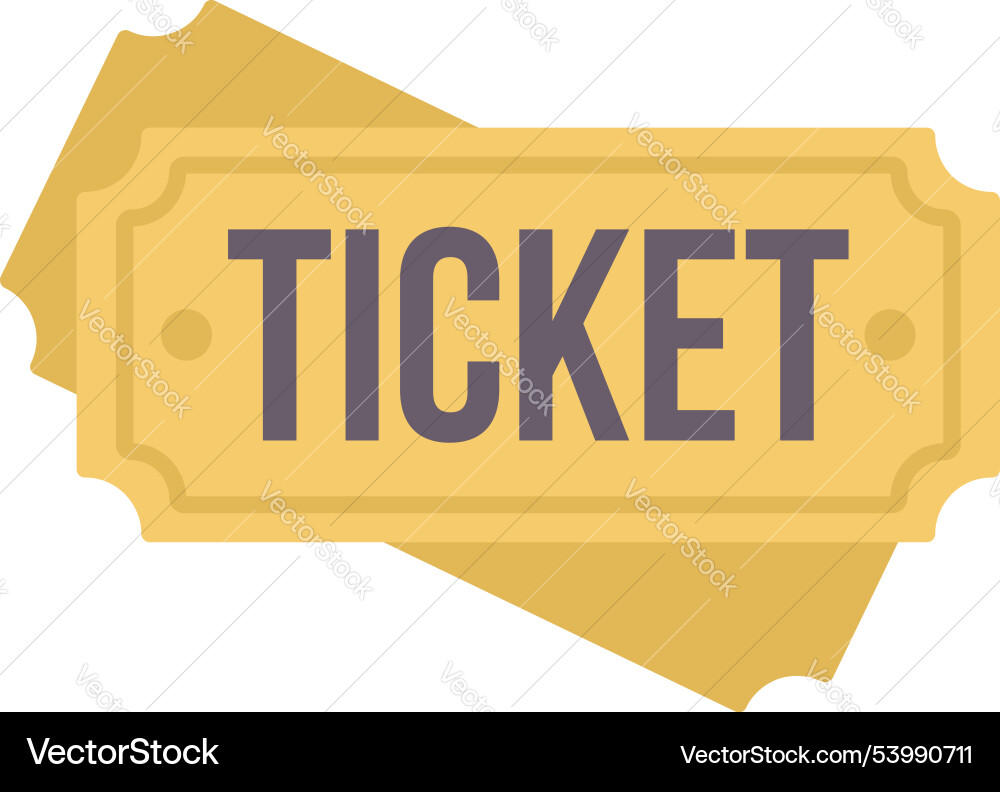 Two tickets admit one showing event access pass Two tickets admit one showing event access pass vector image