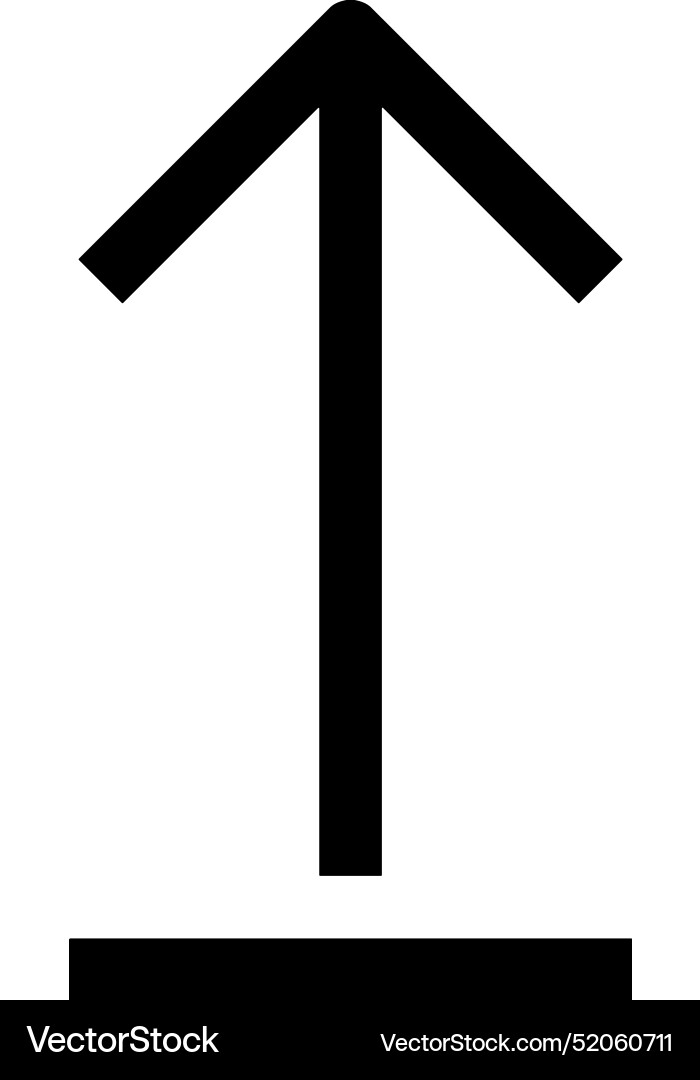 Upload outline icon symbol image Vector Image