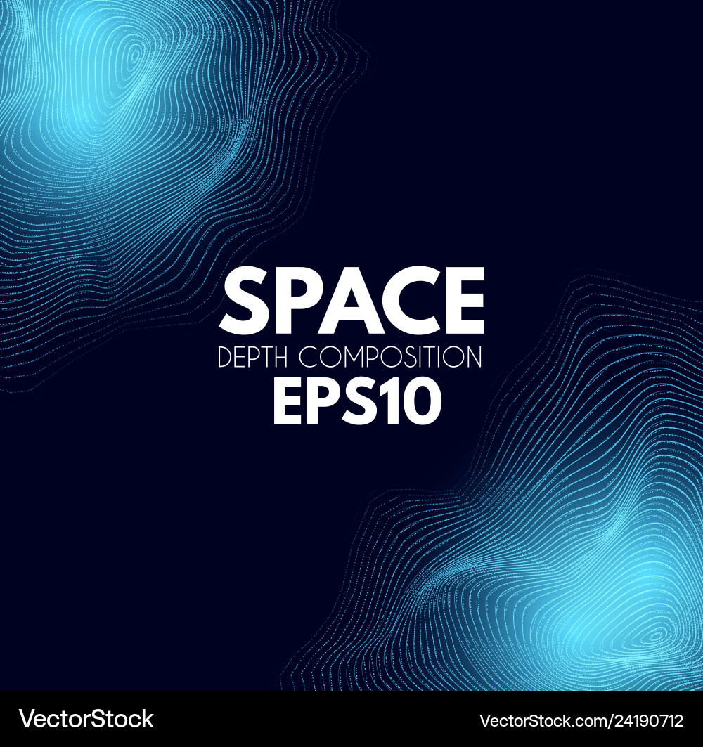 Abstract background with shining dynamic waves Abstract background with shining dynamic waves vector image