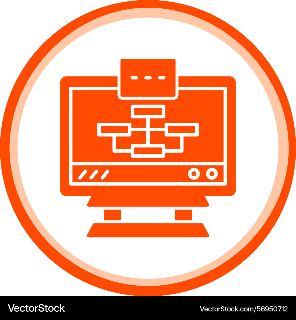 Algorithm Icon Vektorbild