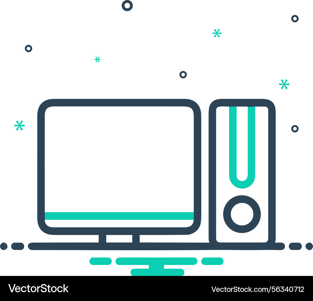 Computer icon symbol image Computer icon symbol image vector image