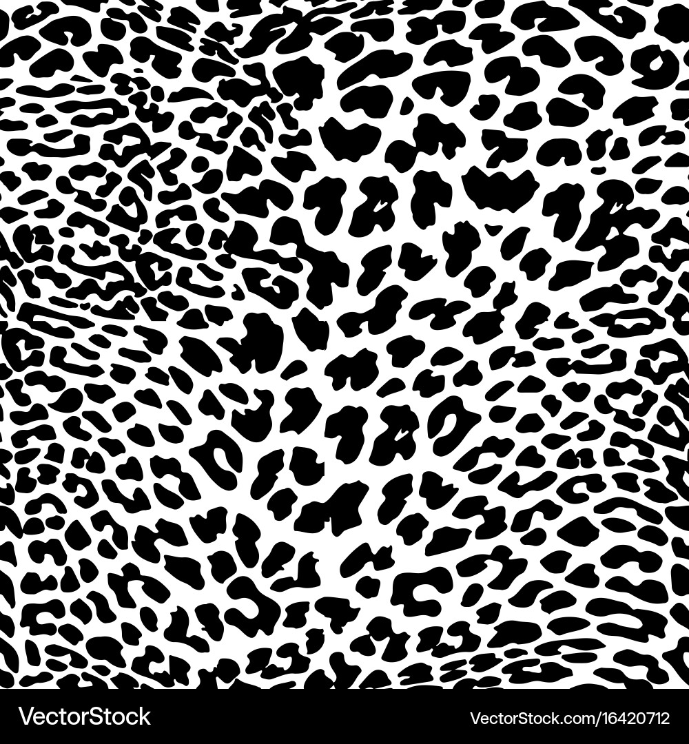 Leopard Seamless Pattern vector image