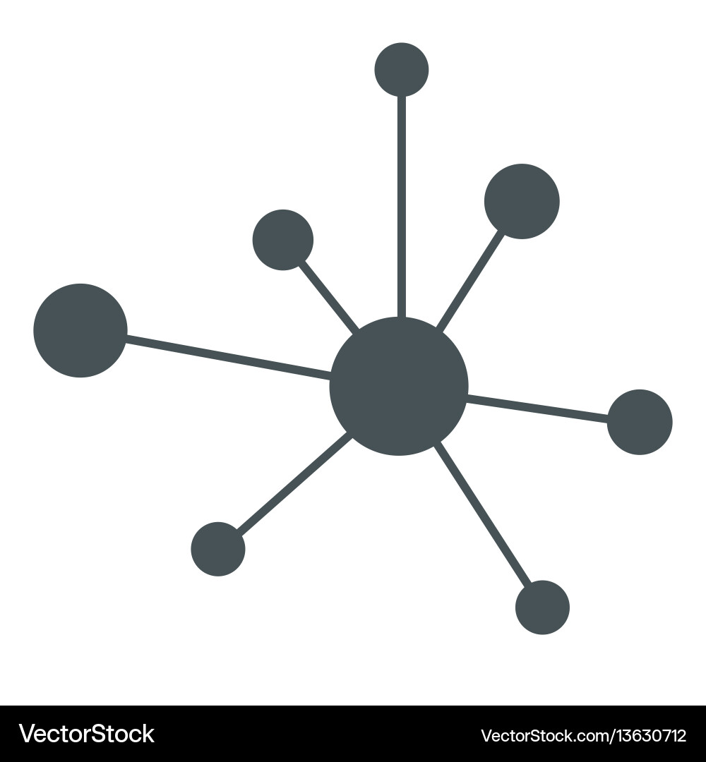 Network Hierarchy Icon vector image