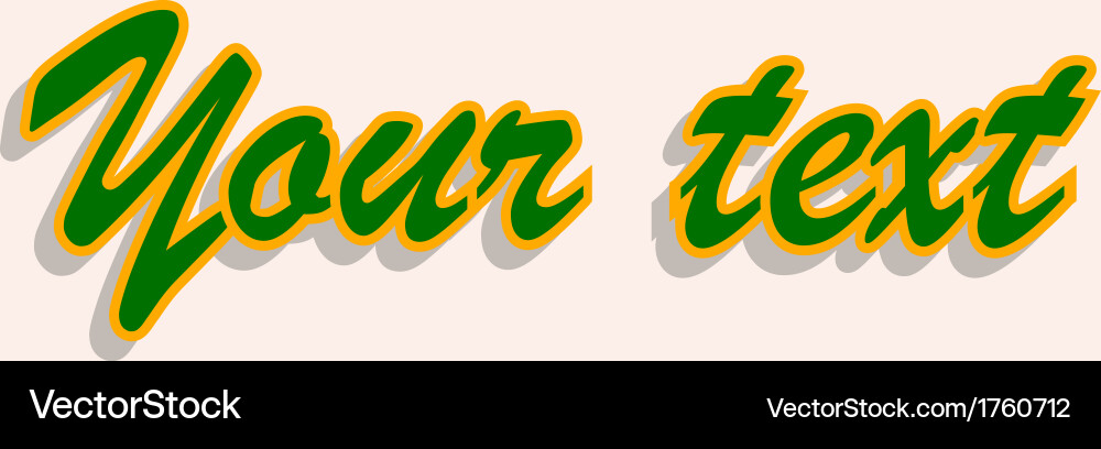 Retro background for your text vector image