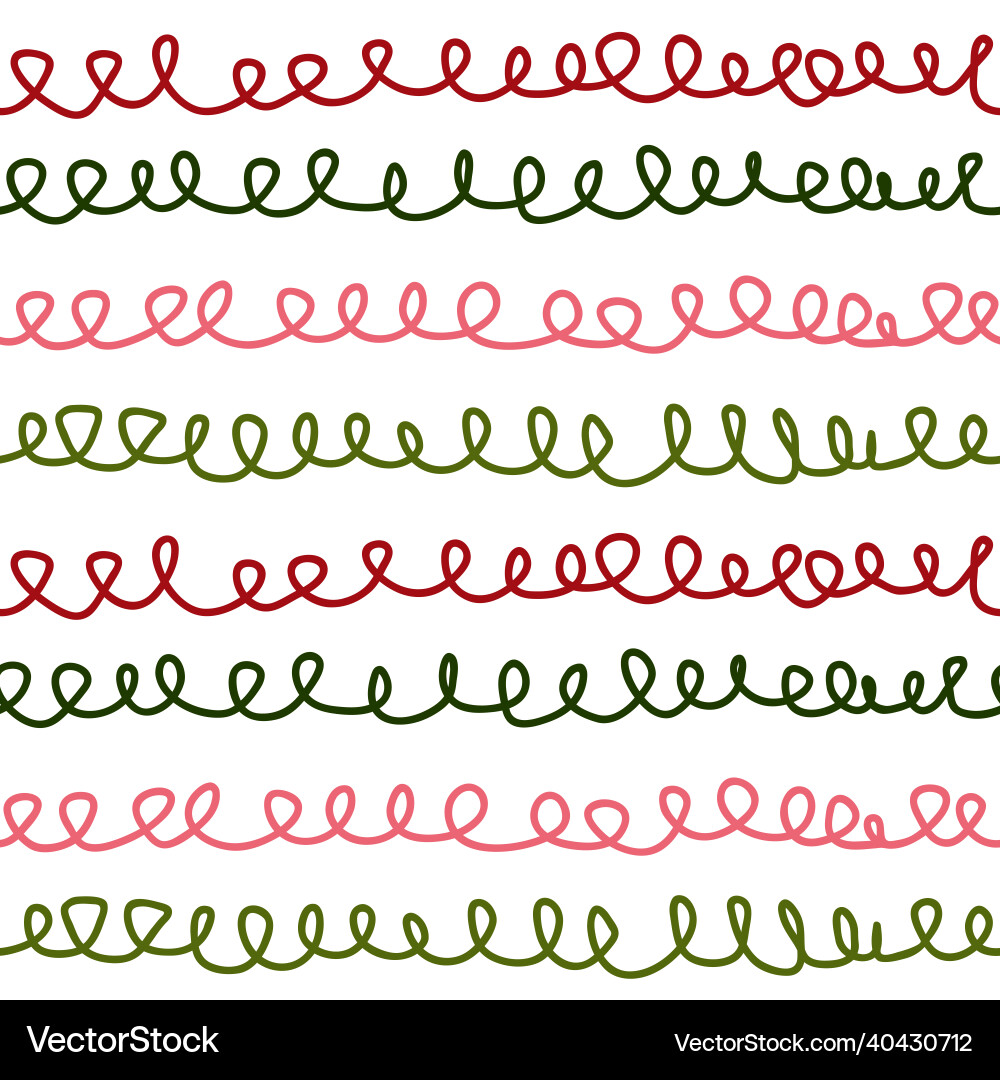 Seamless pattern with colorful loops Seamless pattern with colorful loops vector image