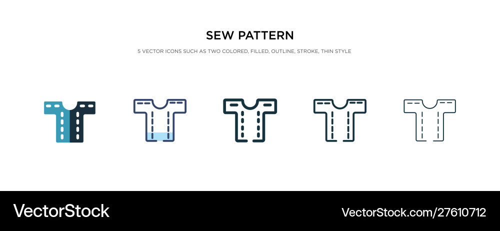 Sew pattern icon in different style two colored Sew pattern icon in different style two colored vector image
