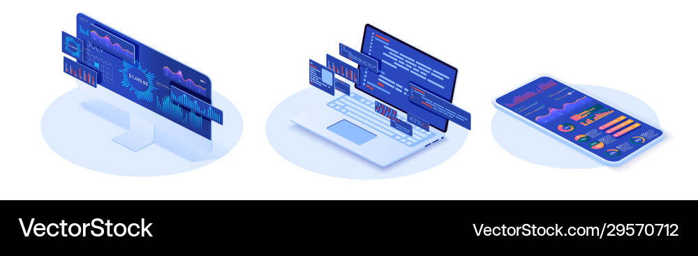Software development coding process concept Software development coding process concept Vector Image