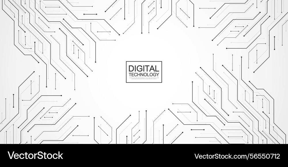 Technology abstract background with circuit board Technology abstract background with circuit board vector image