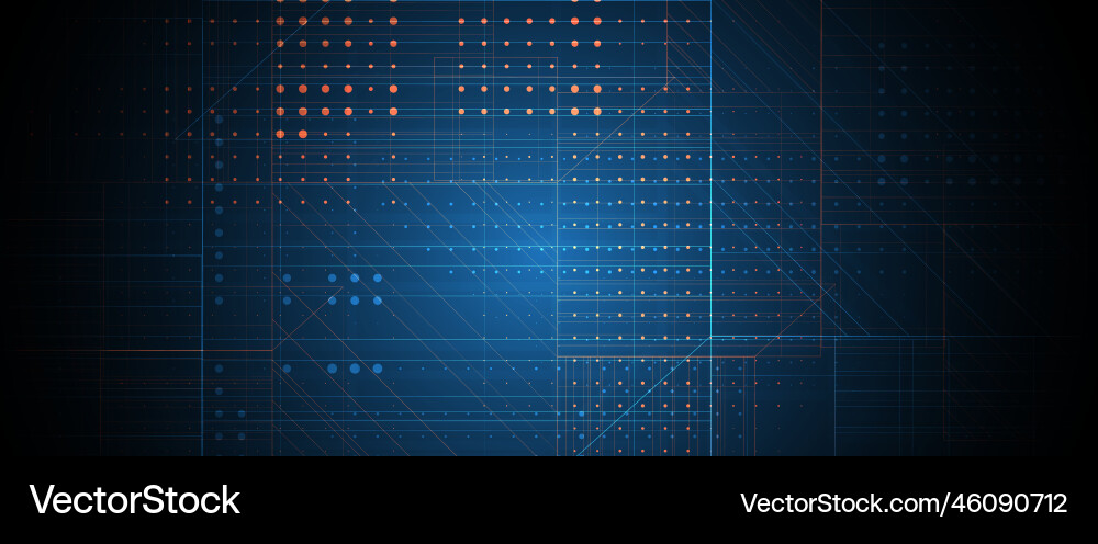 Technology data background idea of global Technology data background idea of global vector image