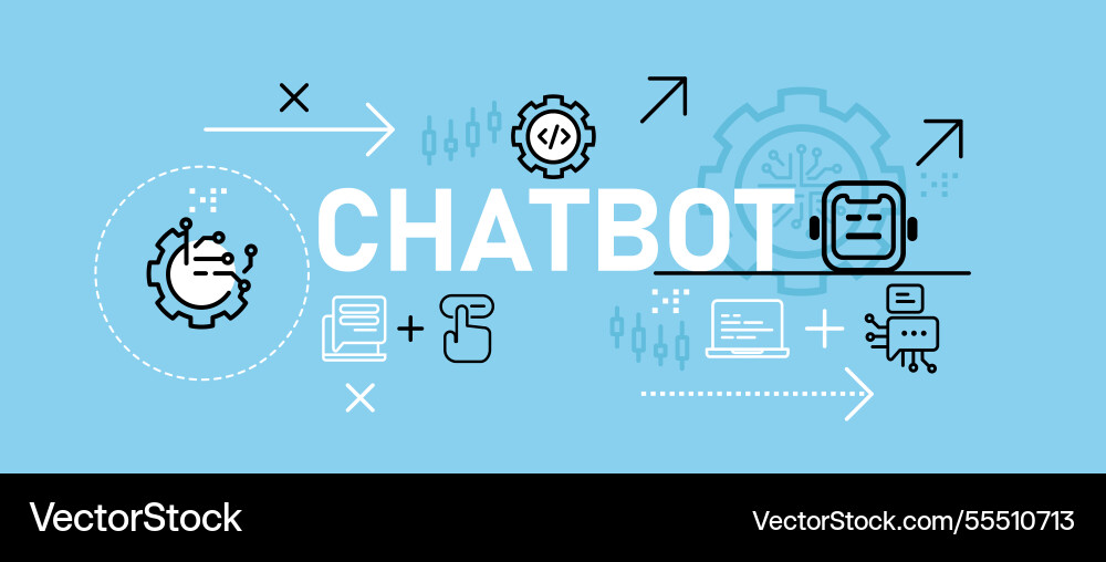 Chatbot conversation digital assistant chat bot Chatbot conversation digital assistant chat bot vector image