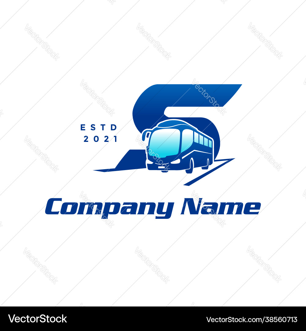 Initial s bus Vector Image