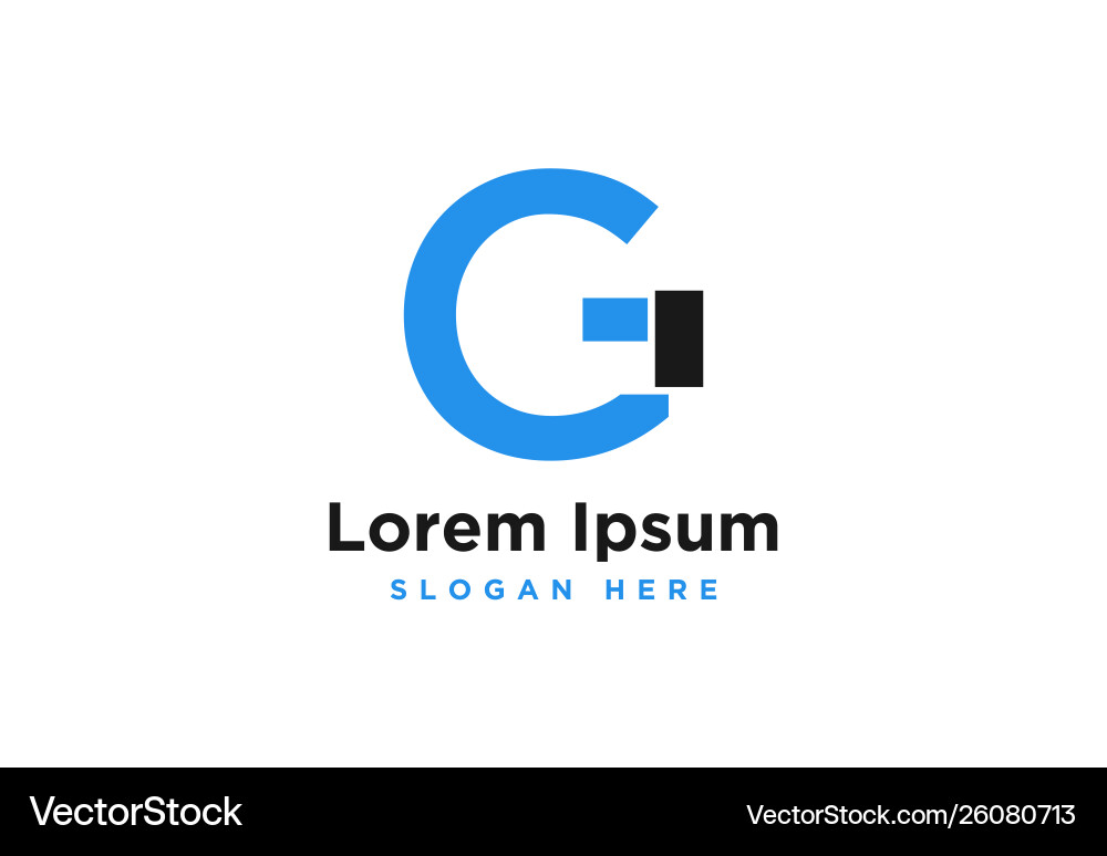 Letter g modernes Logo Inspiration isoliert Letter g modernes Logo Inspiration isoliert vektorbild