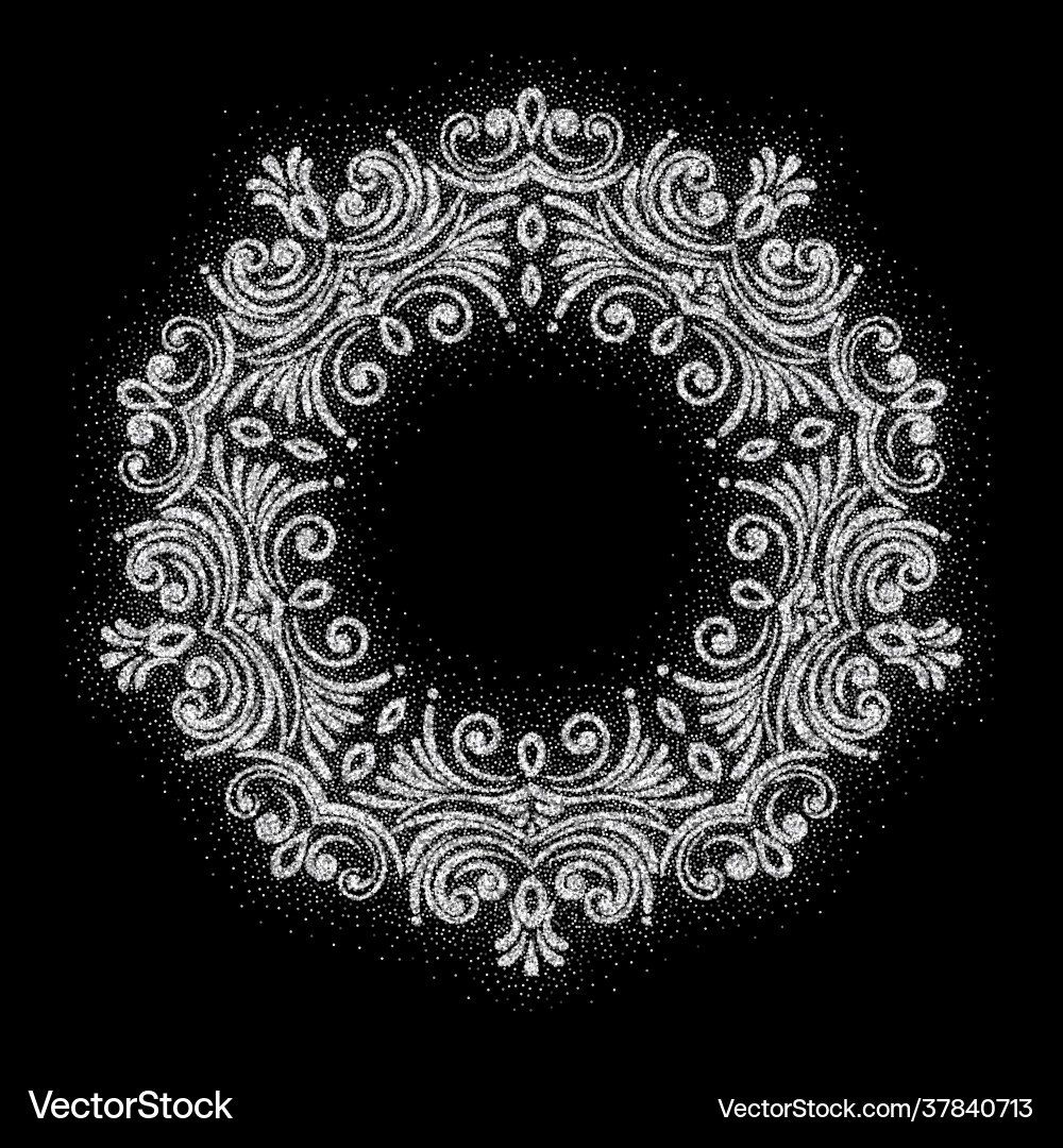 Retro shiny frame or border Retro shiny frame or border vector image
