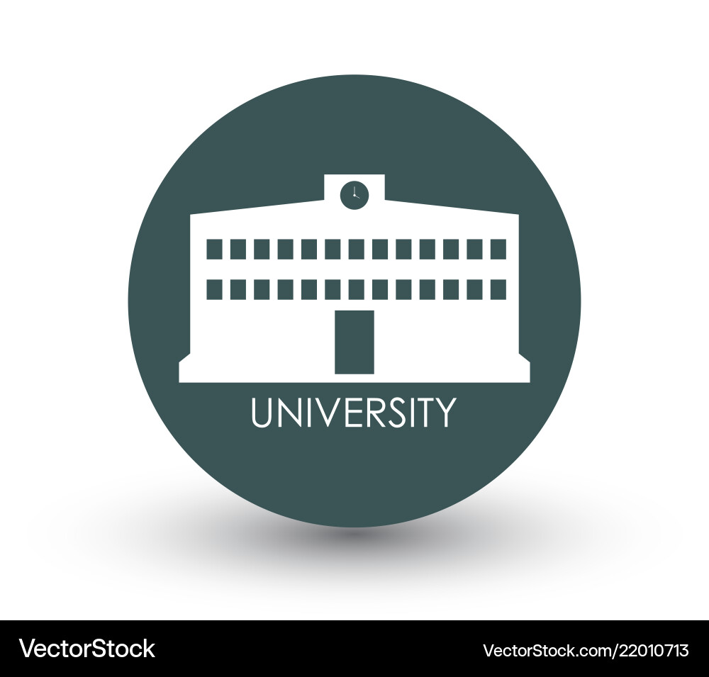 University icon University icon vector image