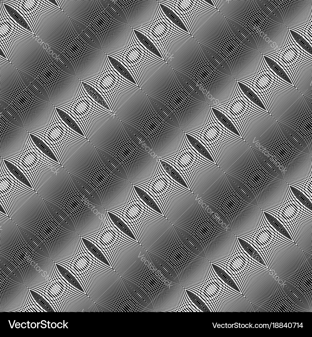 Design seamless monochrome lines textured pattern Vector Image