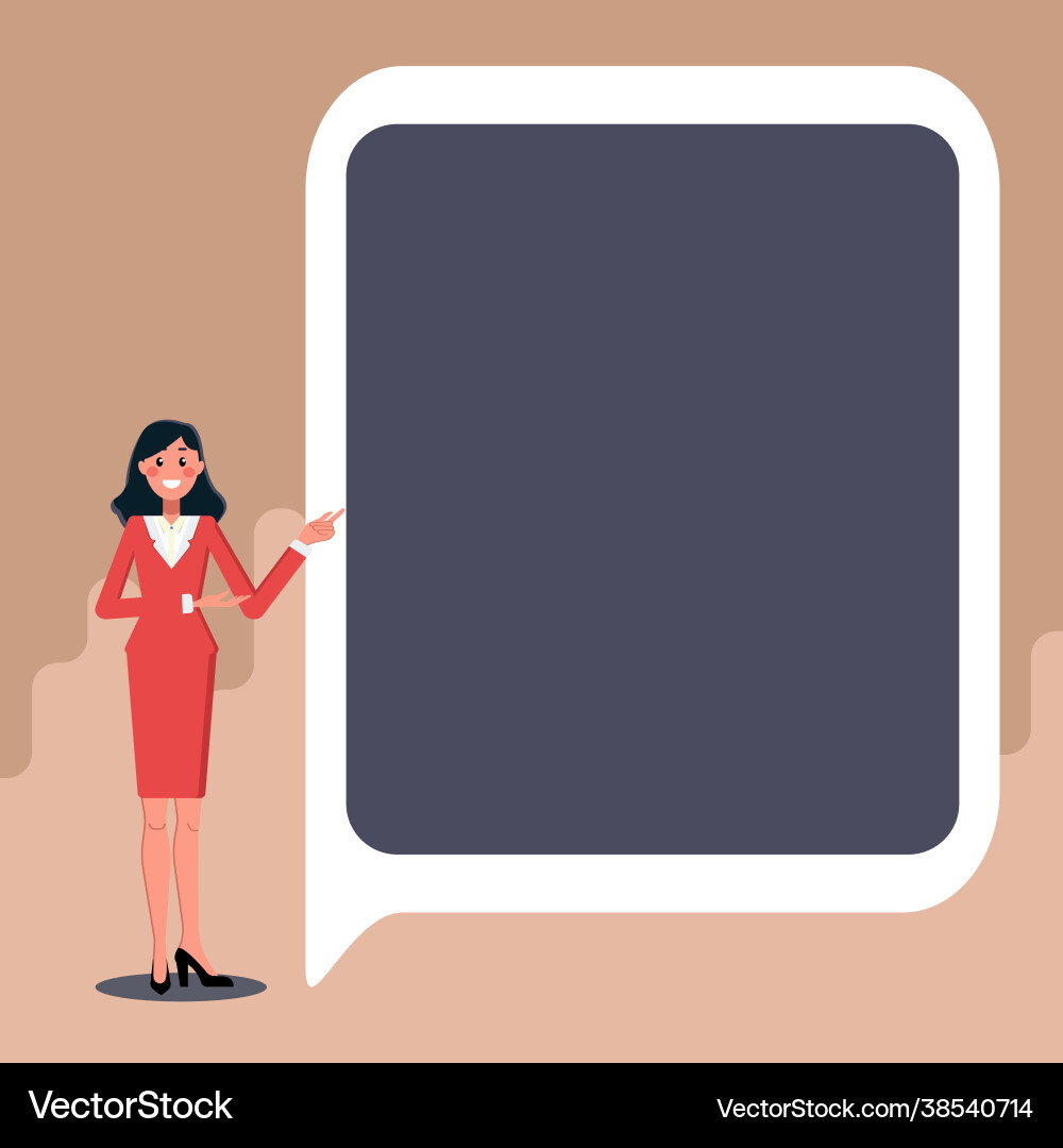 Displaying important informations presentation Displaying important informations presentation Vector Image