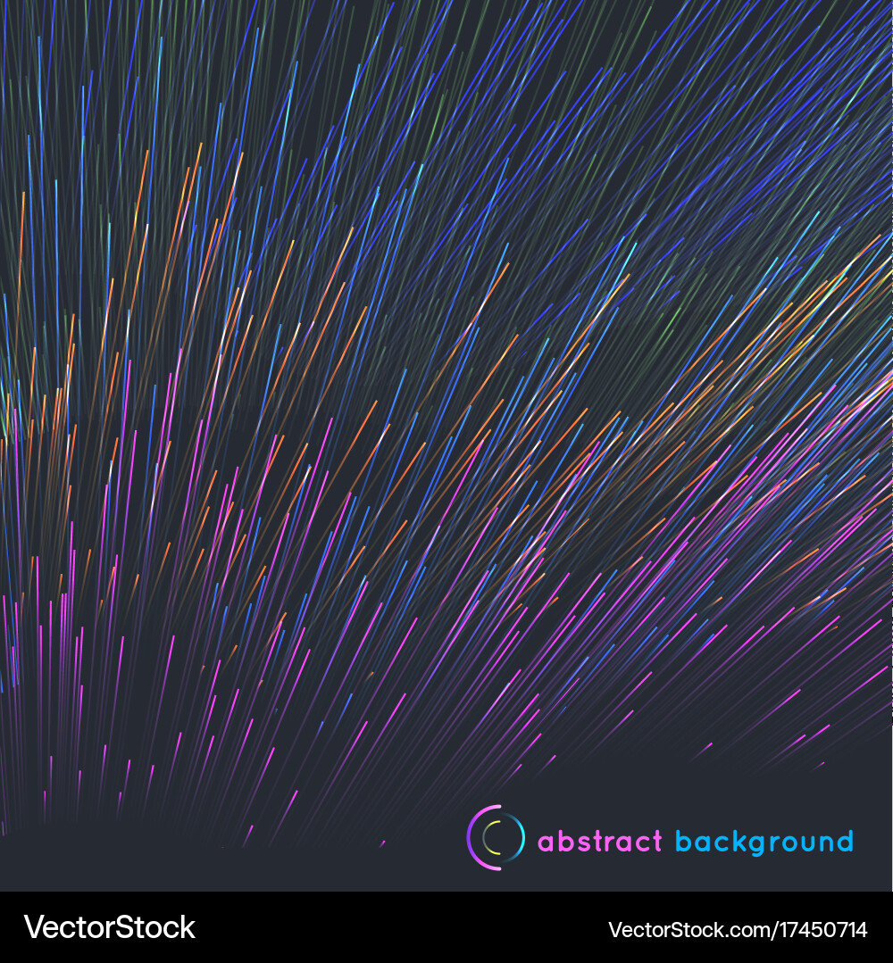 Gradient lines abstract background vector image